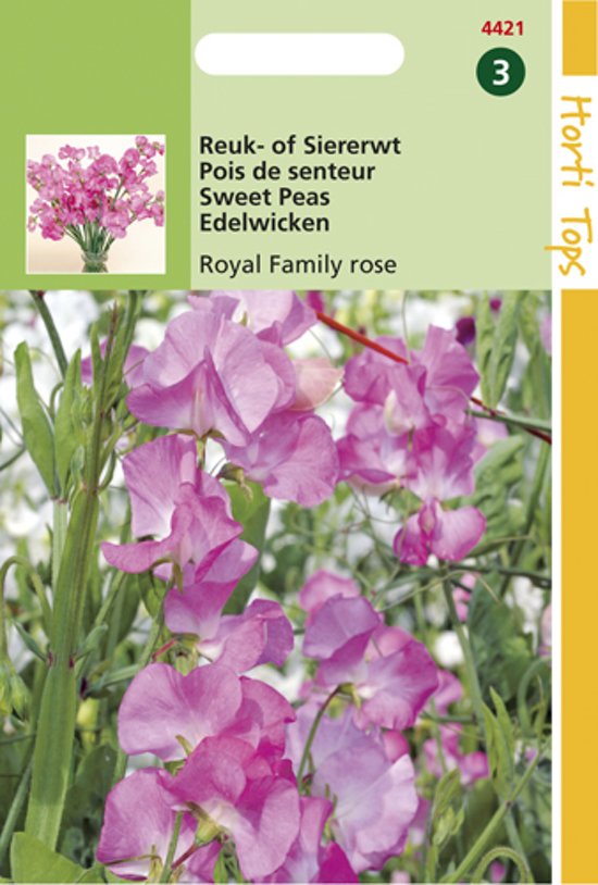 Reukerwt Royal Family Pink (Lathyrus) 45 zaden